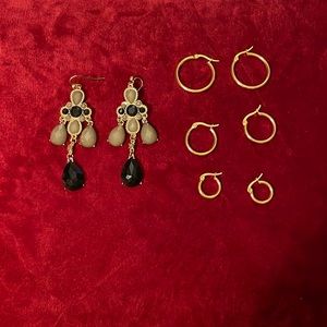 Bundle hoop earrings